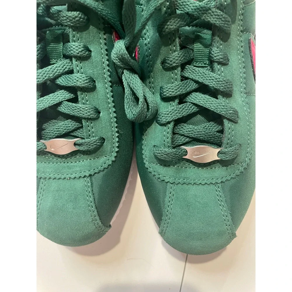 Nike Cortez TXT GS Gorge Green Wild Cherry Kids Sneakers IH7654-300 Size 5Y
